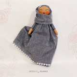 Sofia Hijab Doll ~ Signature Linen Edition (Black)