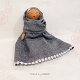Sofia Hijab Doll ~ Signature Linen Edition (Black)