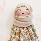 Sofia Hijab Doll ~ Signature Linen Edition (Floral)