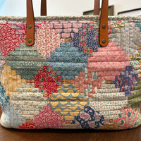 Tilda Log Cabin Quilted Tote