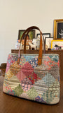 Tilda Log Cabin Quilted Tote